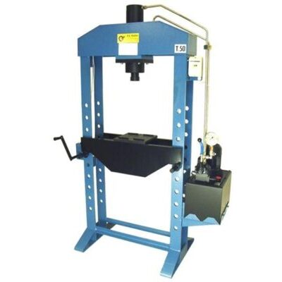 50 t Werkstattpresse mit V-Prismen