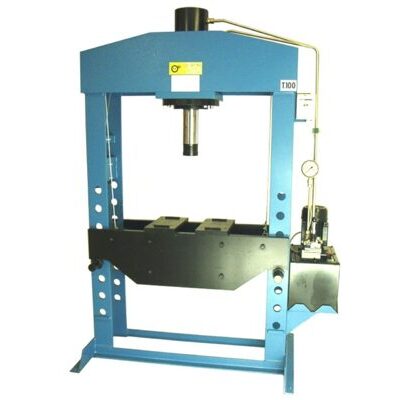 100 t Werkstattpresse mit V-Prismen
