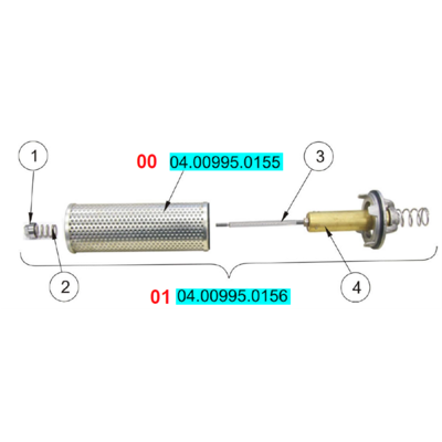 Élément de filtre hydraulique transmission