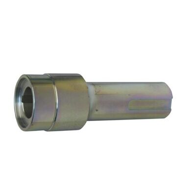 Embout d'arbre cylindrique avec rainure de clavette