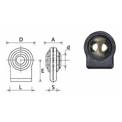 Anschweissende f. Unterl. Kat.I+II Bohrung 22mm+28mm