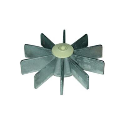 Roue à ailettes pour distributeur latéral, aluminium