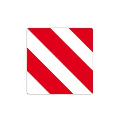 Panneau d'avertissement rouge / blanc