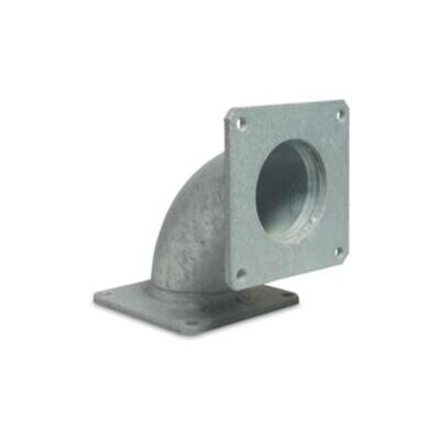 Coude 60° avec bride