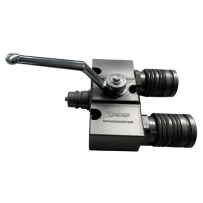 3-Wegehahn mit Steckkupplungen BG 3