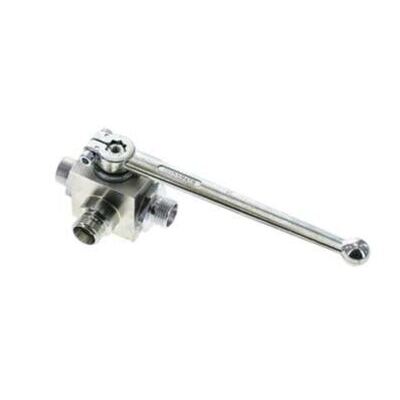 3-Wege-Blockkugelhahn 12 L - DN 10