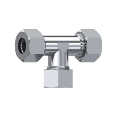 Union en T L, acier chromé