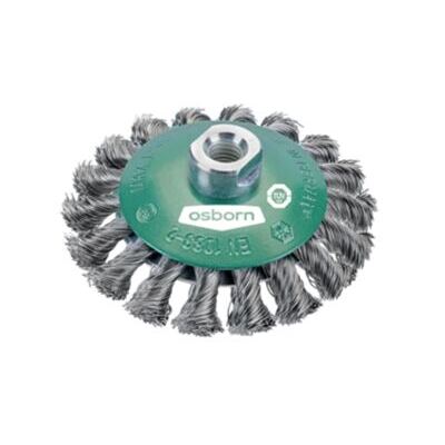 Brosse conique en acier chromé