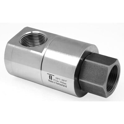 Articulation pivotante 90° grande, à palier simple