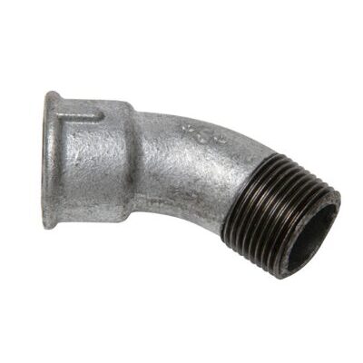 Coude 45° 121 (A4/45°) système en fonte malléable