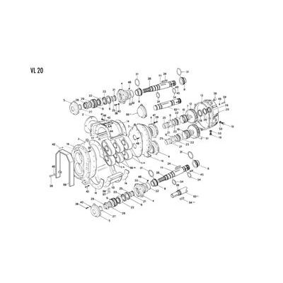 Oberes Zahnrad zu VL 7-27 gehärtet