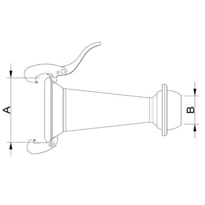 Adapter BAZZOLI Mutterteil / ITAL Vaterteil