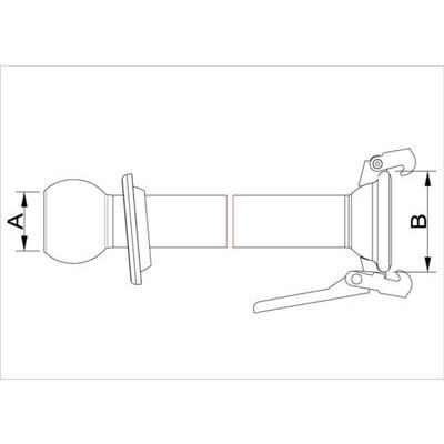 ITAL Schnellkupplungsrohr NW 150