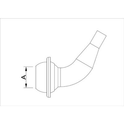 Coude de raccordement 60° partie mâle système ITAL