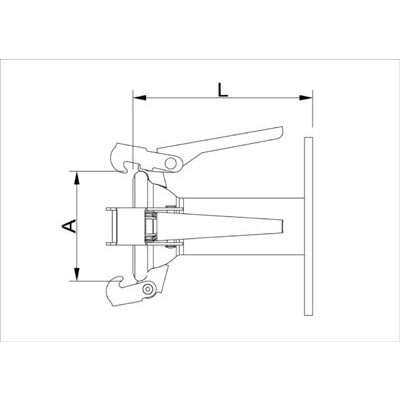 Flanschstutzen Lochabstand 127