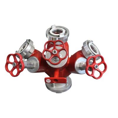Distributeur avec volant, aluminium, système STORZ