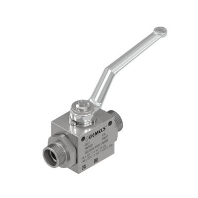 2-Wege-Blockkugelhahn 08 L - DN 06