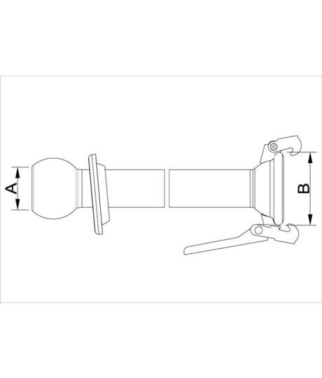 ITAL Schnellkupplungsrohr NW 150