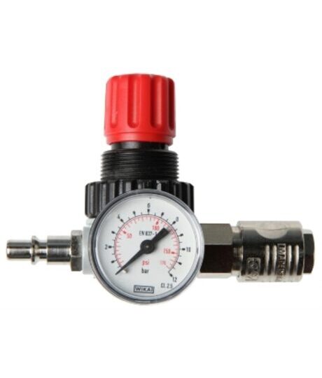 Druckreduzierventil mit Kupplung und Stecknippel