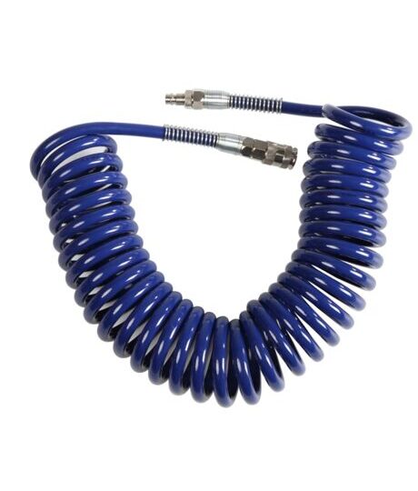 Druckluft-Spiralschlauch Innen-Ø 6,5 mm x 8 m