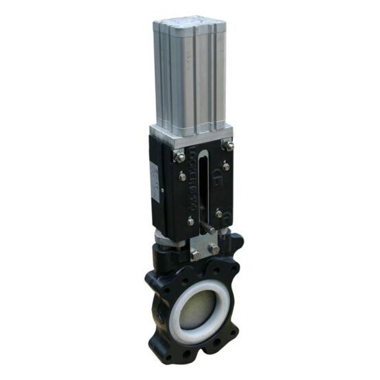 Vanne à guillotine pneumatique BP Compact