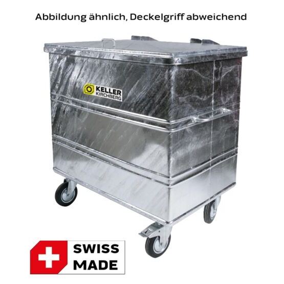 KELLER Abfallcontainer 800 l verzinkt