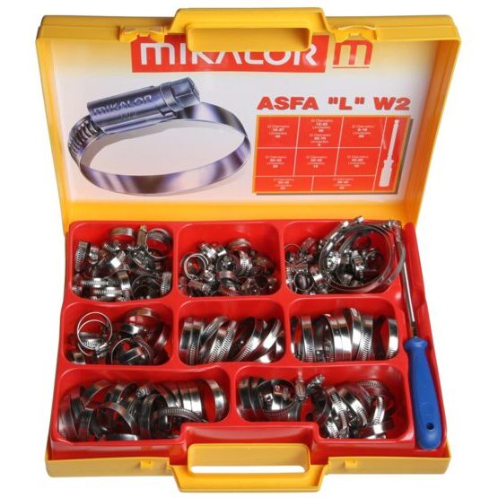 Assortiment de brides pour tuyaux flexibles Mikalor