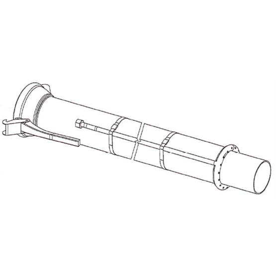 Tube d'aspiration avec anneau de jet d'eau PM133