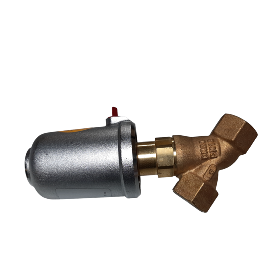 Valve pneumatique à siège incliné
