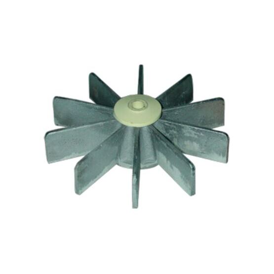 Roue à ailettes pour distributeur latéral, aluminium