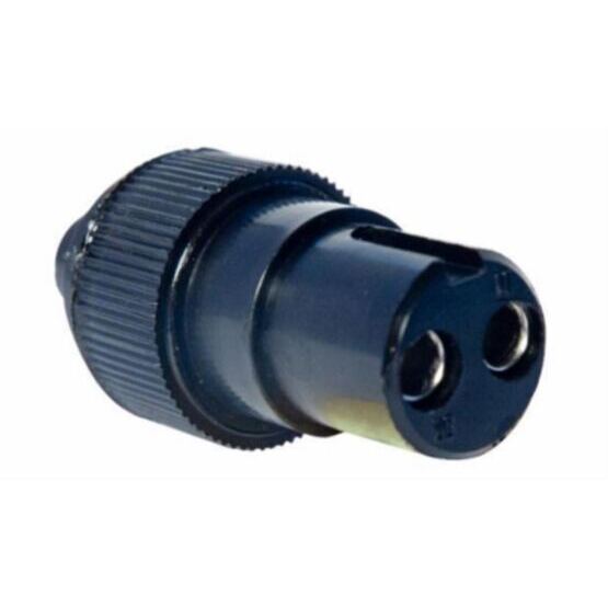 Stecker 2-polig Kunststoff, 12V