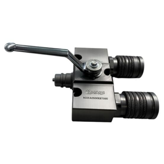 3-Wegehahn mit Steckkupplungen BG 3