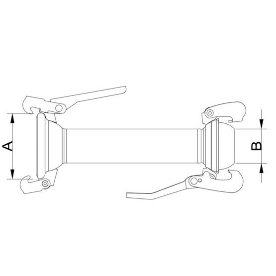 Adapter ITAL Mutterteil / BAUER Vaterteil