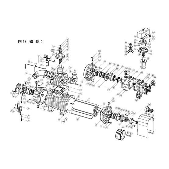 Stirn-Flansch zu Jurop PN23/33/40