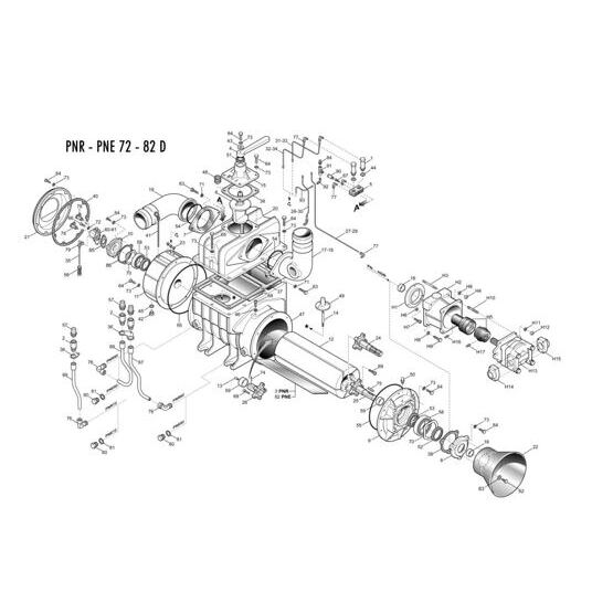 Pass-Schraube M10 zu Rotor PNE/R