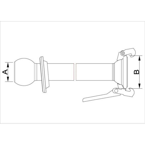 ITAL Schnellkupplungsrohr NW 150