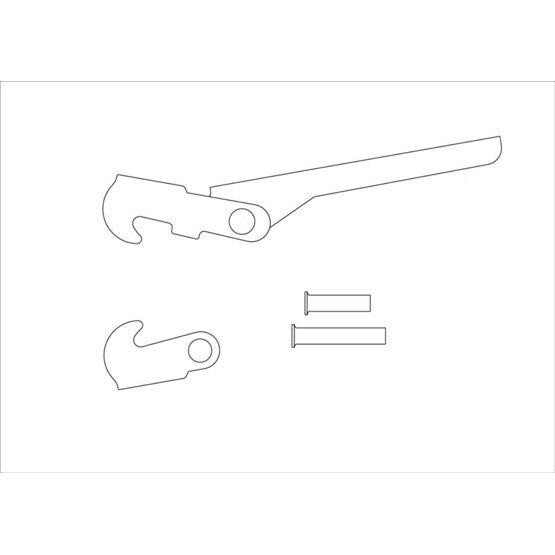 ITAL Hebelsatz komplett verzinkt
