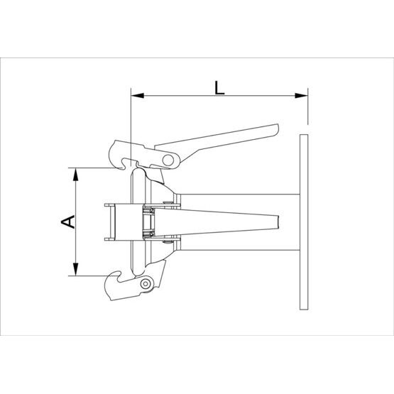 Flanschstutzen Lochabstand 127