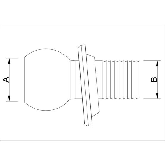 Schlauchtülle gezahnt NW 075