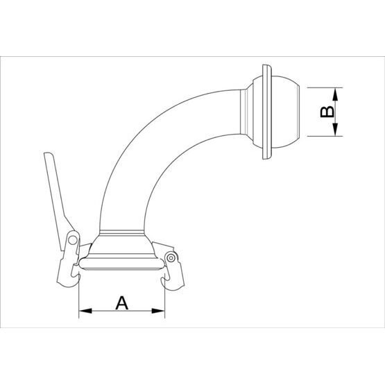 Coude 90° système ITAL