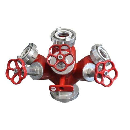 Distributeur avec volant, aluminium, système STORZ
