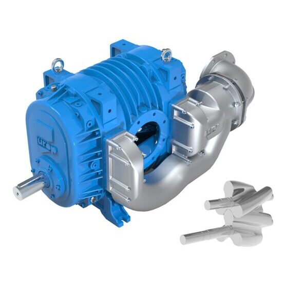 JUROP Compresseur à vide HELIX / rotors à lobes hélicoïdaux