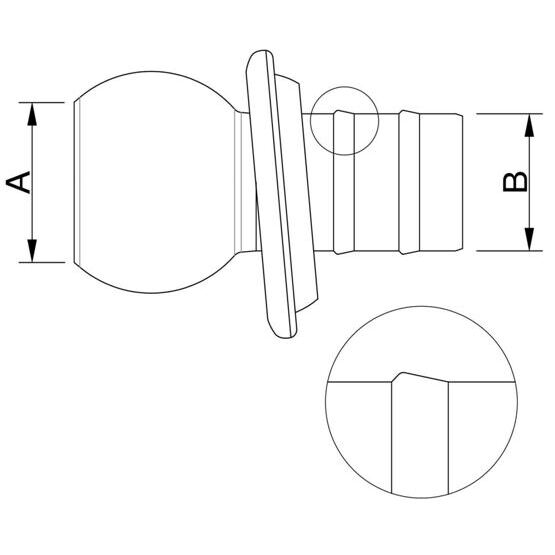 Schlauchtülle NW 150