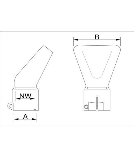 Buse de distribution latérale