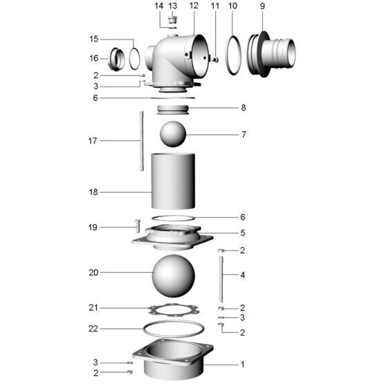 Dichtung Ø 99 x 91 x 2 mm, NBR