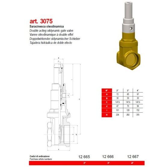 Hydraulischer Muffenschieber IG/IG 3