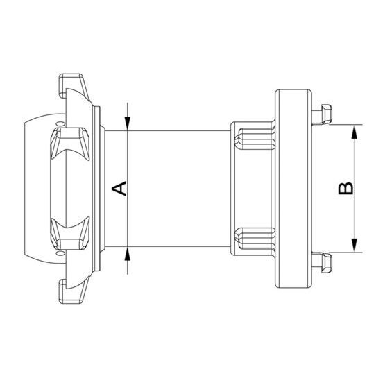 Adapter KUGELKUPPLUNG / STORZ