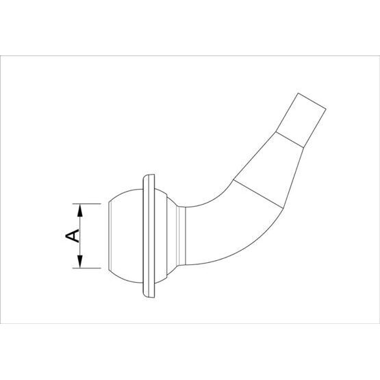 Coude de raccordement 60° partie mâle système ITAL