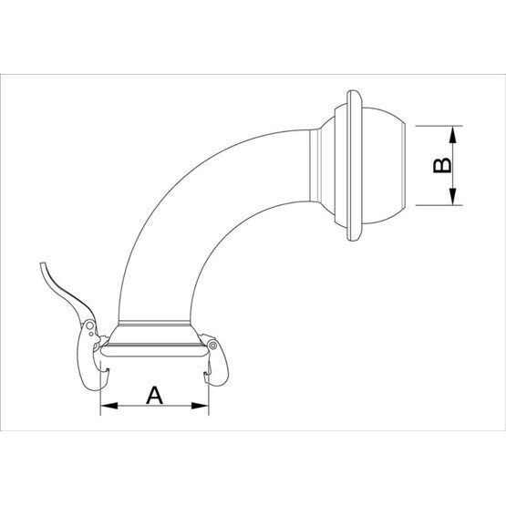 Coude 90° système BAZZOLI