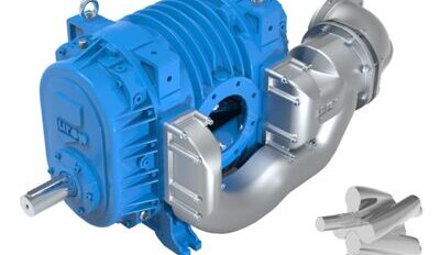 Direktantrieb Typ HELIX waagerecht